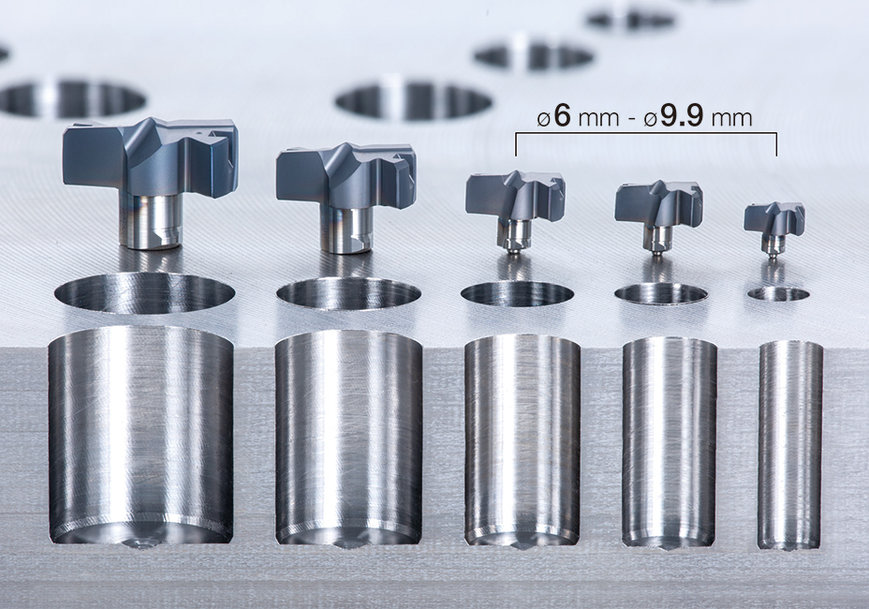 座繰り穴加工用ヘッドDMF工具径ø6.0mm～9.9mmを拡充